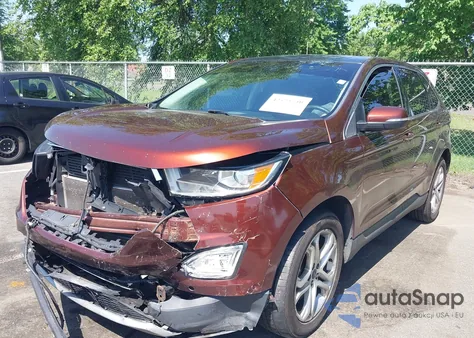 2015 Ford Edge Titanium из США, поврежденный, VIN 2FMPK4K83FBB54465